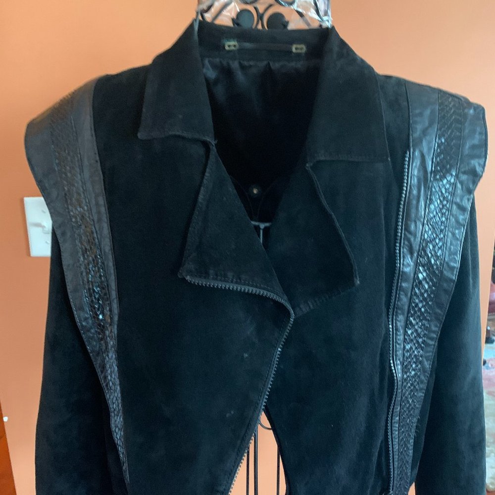 Ladies Genuine Leather Jacket